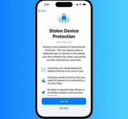 浠水苹果授权维修店分享被盗设备保护功能开启方法 