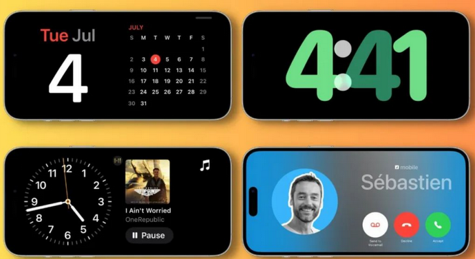 浠水苹果手机维修分享iOS17横屏充电待机显示有什么好处 