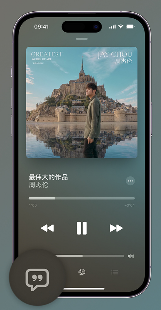 浠水iphone维修分享如何在iPhone上使用Apple Music全新唱歌功能 